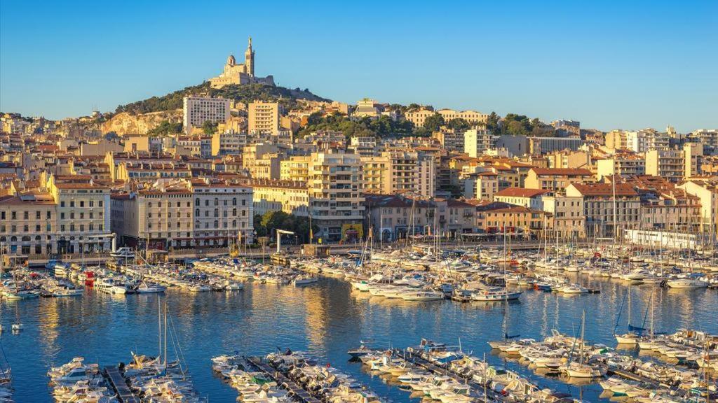 Апартаменты Le Balcon Du Vieux-Port-Amazing Sea View Марсель Экстерьер фото